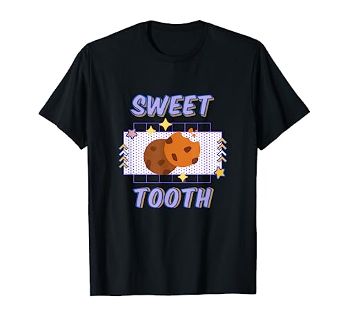 Sweet Tooth Retro Funny Cookie Lover Designs Cadeau T-Shirt