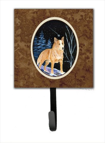 Starry Night Australian Cattle Dog Leash Holder Or Key Hook