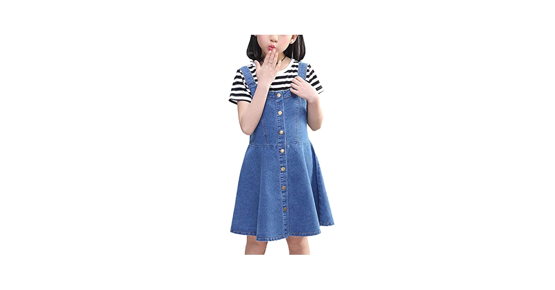 denimdangaree kidsスカート Amazon.com: Girls Denim Dungaree Dress Kids Fashion Denim