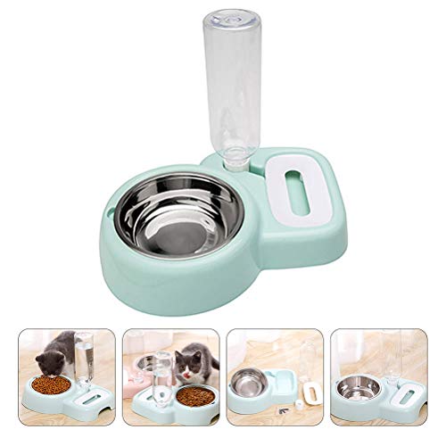 TEHAUX Comedouro para cães gato Comedouro de água Dispensador de água para animais de estimação Come