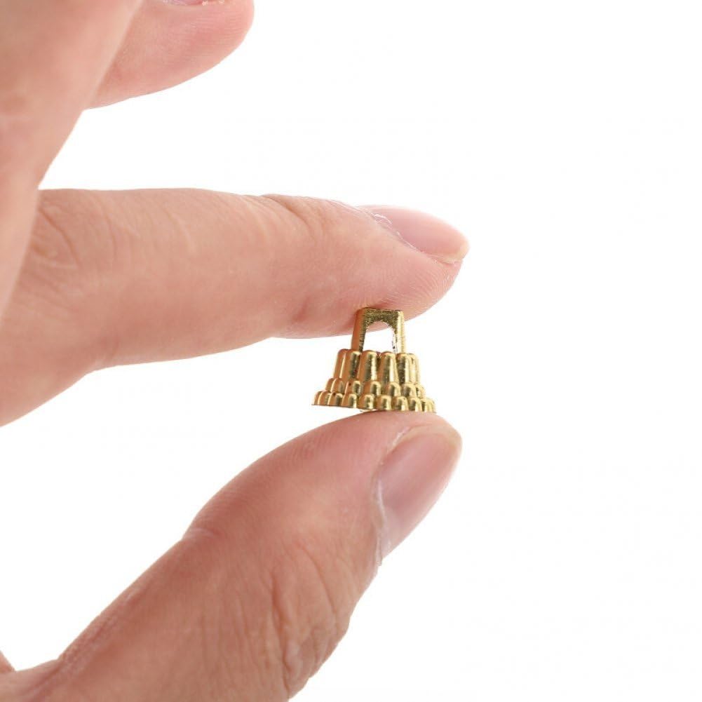 Upcycled floral bead caps christmas ornaments