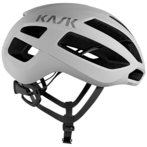 KASK Protone Icon Bike Helmet I Aerodynamic Road Cycling, Mountain Biking & Cyclocross Helmet - White - Medium