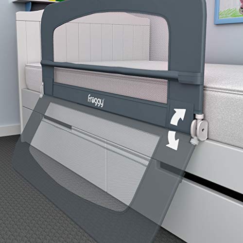 Froggy Bettgitter Standard HOCH 150 x 42 cm Bettschutzgitter Kinderbettgitter Babybettgitter Gitter Kinderbett… – Bild 4