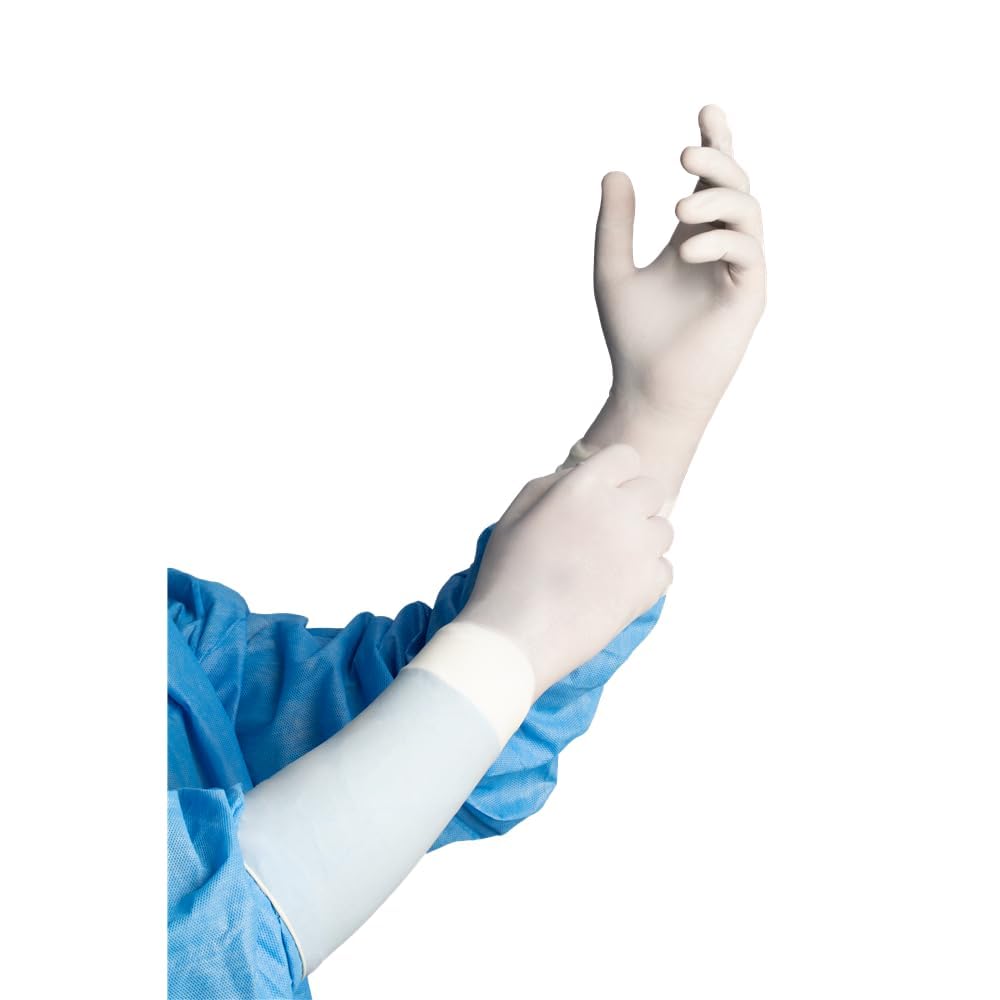 Anmol Surgicare Disposable Elbow Length Gynaecology Gloves, Disposable, Latex Free Size Medium 7.5 (10 Pair) (B0DG298MX5) Amazon Price History, Amazon Price Tracker