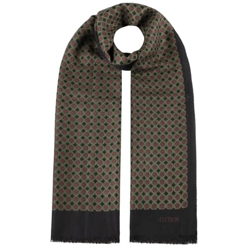 Bufanda de lana Stetson Allover Dots ideal para paseos urbanos en invierno