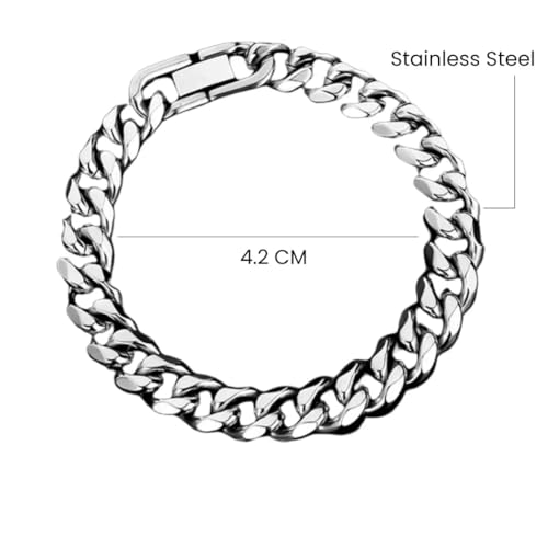 Image of Salty Alpha Anti Tarnish Bracelet for Men | Hand Bands for Boys | Wrist Bracelets for Man | Fashion Jewellery Accessories | Stylish Minimal Jewelry | Gift for Marriage, Birthday, Anniversary