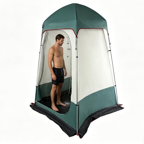 Carpa de Ducha Portátil, 63x63x95 pulgadas, Refugio de Privacidad para Camping, Tienda Impermeable 1500mm, Habitación para Cambios y Ducha al Aire Libre para Senderismo y Playa