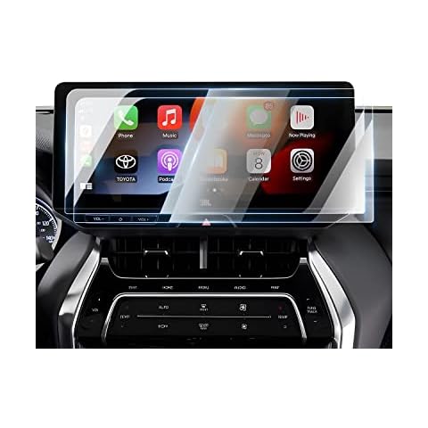 Karltys 2 Pack Venza Screen Protector for 2021-2025 Toyota Venza 12.3-Inch Display, 9H Hardness Tempered Glass for Venza Accessories Touchscreen Cover Anti Glare Anti Scratch Cover