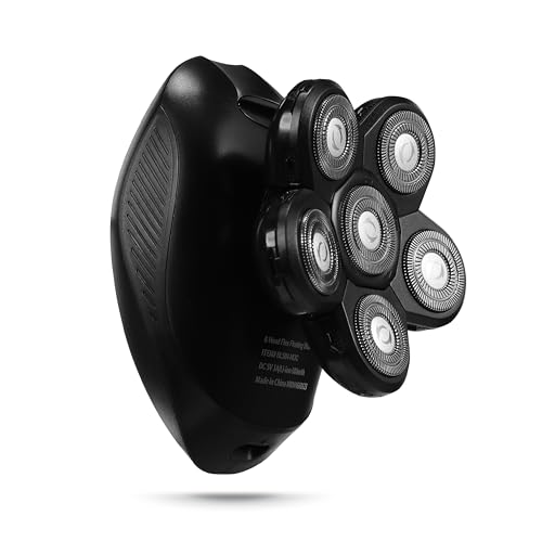 Bally 6 Head Floating Shaver, Total Grooming with 6-in-1 Multi-Functional Electric Floating Shaver, 6 Heads, LED Display, Lithium Rechargeable, 50 Min Usage