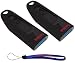 SanDisk 32GB (Two Pack) USB 3.0 Flash Ultra Memory Drive CZ48 - with (1) Everything But Stromboli (tm) Lanyard