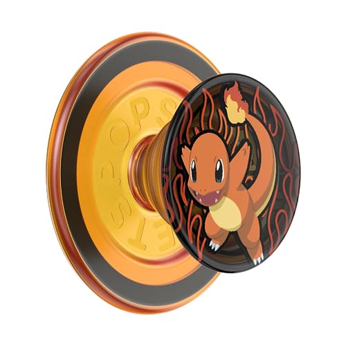 PopSockets Handygriff für MagSafe, magnetisch- Charmander Flamme – Ansicht 4