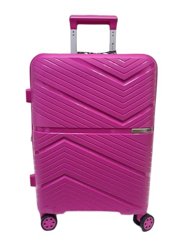 COVERI COLLECTION Valise trolley rigide ABS extensible, bagage à main 55 x 38 x 21,5 cm, 8 roues...