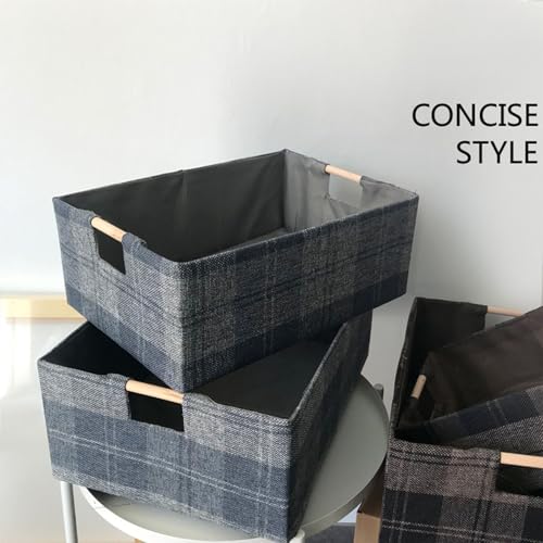 Panier de rangement en tissu pliable pour optimiser et désencombrer les placards