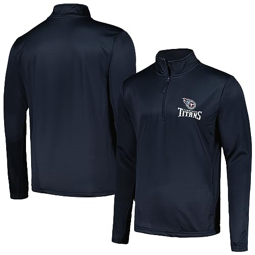 Image of Dunbrooke Men's Royal Buffalo Bills All-Star Tech Quarter-Zip Top