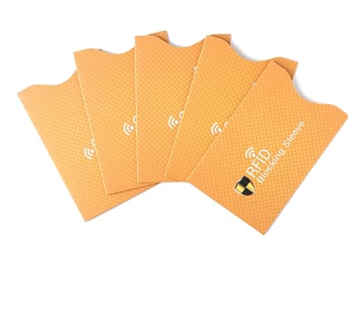 CARBONO BRASIL 5 Envelopes Rfid Bloqueador Cartão De Crédito e Debito Contactless GOLD CARBONO BRASI