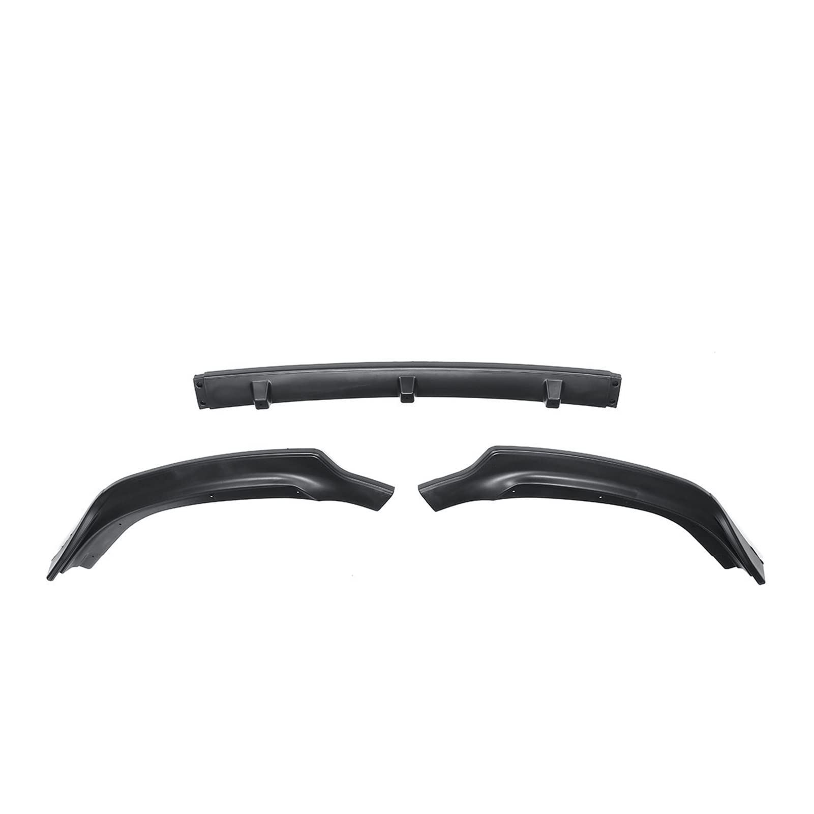 Performance Front Bumper Lip Splitter Kit For Toyota Highlander 2017-2019 – Matt Black, 3-Piece Set