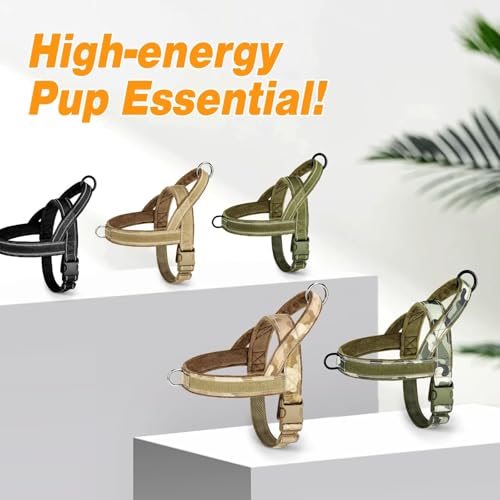 Forestpaw No Pull Dog Harness with Large Handle,Comfortable,L,Green | Adjustable Fits Chest 26-31",50-80 lbs,Slip On,Quick Release,Easy Control,Soft Padded,for Medium Large Dogs Walking Training - Image 7