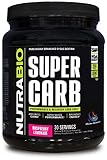 NutraBio Super Carb - Complex Carbohydrate Supplement Powder - Cluster Dextrin and Electrolytes for