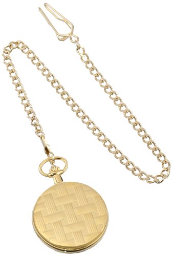 Image of Charles Hubert 3841-G Gold-Plated Mechanical Pocket Watch