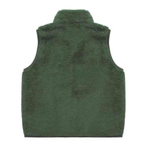 JEYPINMI Boys Girls Fleece Waistcoat Warm Jacket Faux Fur Gilets Thick Outwear Flannel Vest3