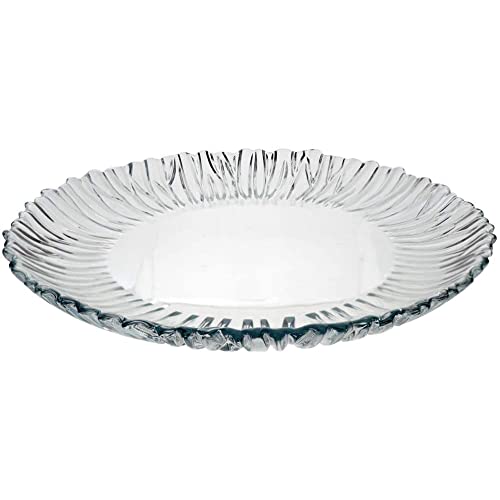 Dajar 10499 L Patisserie Aurora Kuchenplatte 31,5 cm PASABAHCE, Glas, Transparent, 31.5 cm