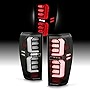 AKKON - Fits 2019-2021 GMC Siera 1500 2500HD 3500HD [Non-LED] Tube Bar LED Black Tail Lights Brake Lamps Pair Driver+Passenger