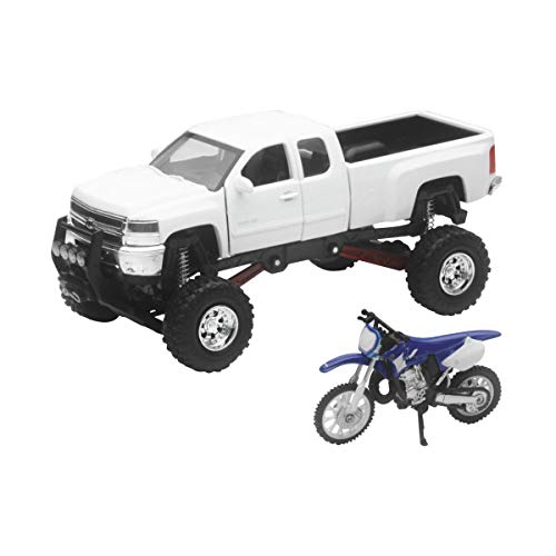 New Ray Toys 1:32 Scale Truck and Dirt Bike Set...