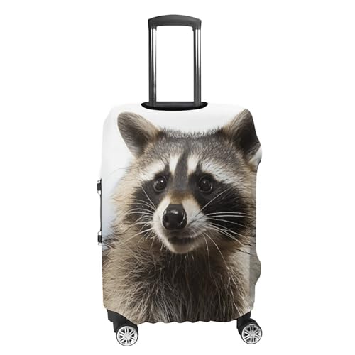 Hairy Raccoon Luggage Cover Washable Elastic Suitcase Cover, Anti Scratch Personalized Suitcase Protectors, Fashion Baggage Covers For Travel4