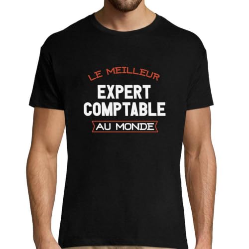 T-shirt expert comptable homme pour les journées décontractées au cabinet