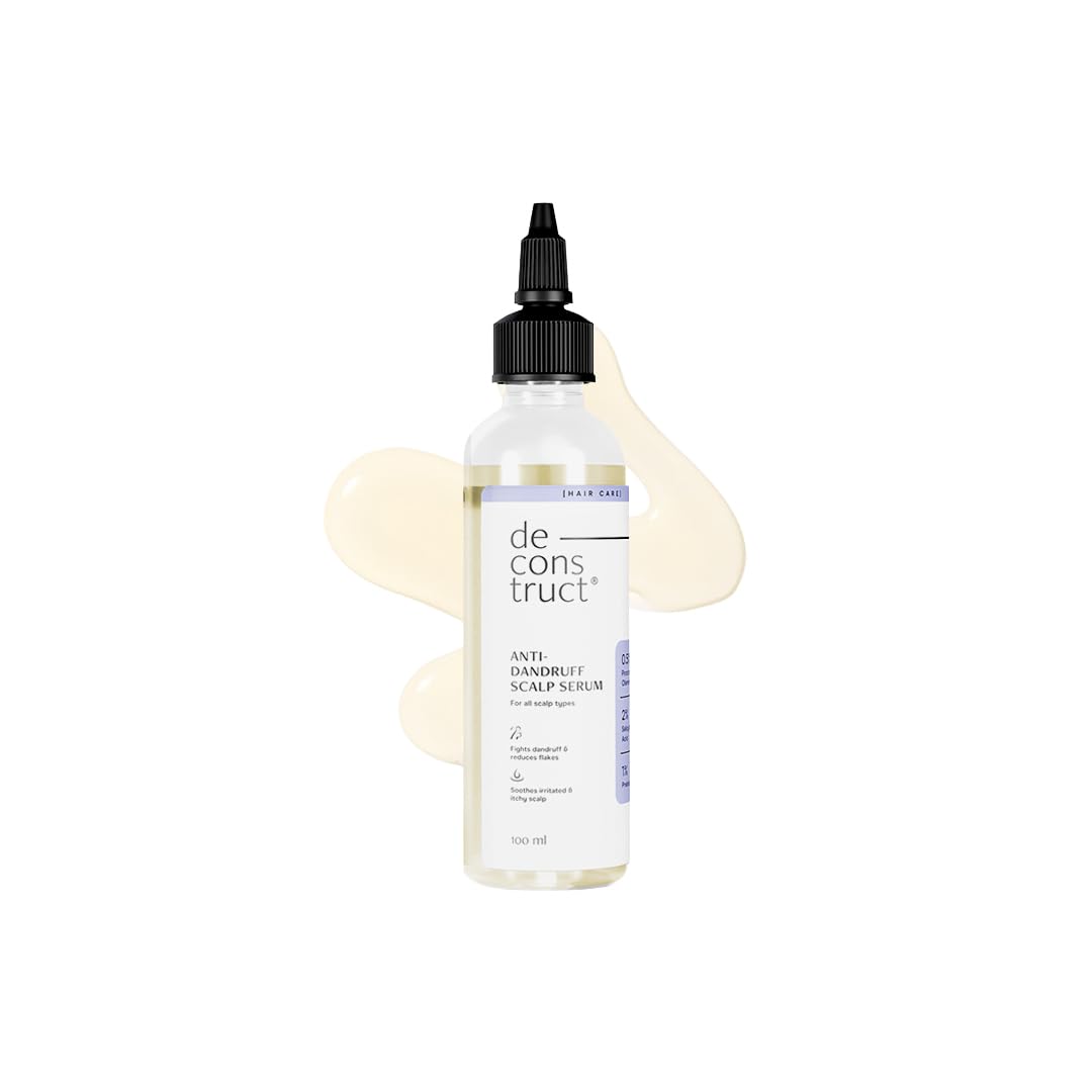 Deconstruct Anti-Dandruff Scalp Serum|Contains 2% Salicylic Acid + 1% Prebiotic + 0.5% Piroctone Olamine|Dandruff Remover|Sulphate&Paraben Free - 100Ml,130 Grams