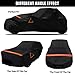 Waterproof Full Cover Replace for Polaris Slingshot with Roof, 420D Oxford Cloth Custom-fit All Weather Covers with Reflective Strips and Air Vents for Snow Rain Dust Protection