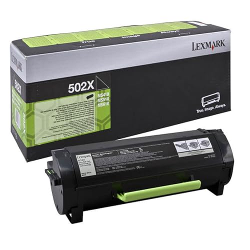 Toner noir Lexmark MS 410 Series 502X 50F2X00 original de haute capacité