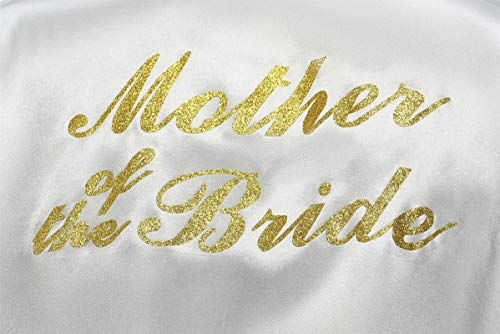 Image of Giova Women Bridal Robe for Bride and Bridesmaid Getting Ready Wedding Party Bathrobe