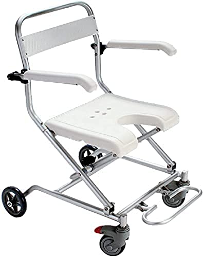 Tabouret de douche pour fauteuil roulant pliable idéal salle de bain PMR