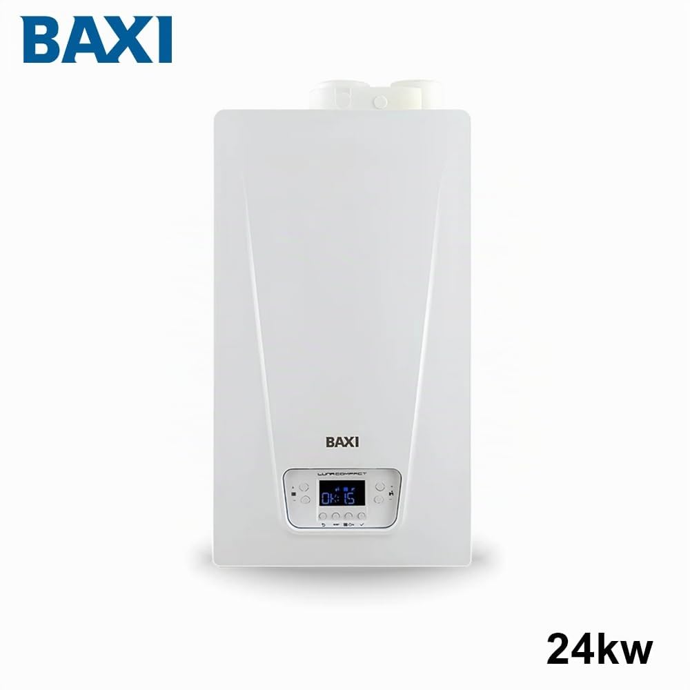 Baxi Luna Compact 1.24 IT Caldaia Murale Compatta a Condensazione, a Metano/GPL/Aria Propanata, Solo Riscaldamento, Piccole Dimensioni, 70 x 39,5 x 28,5 Cm