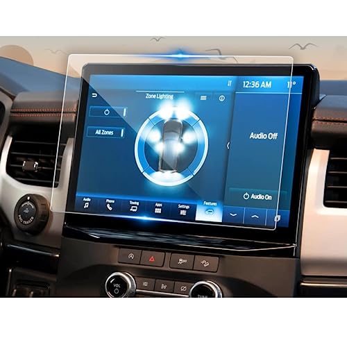 Accessoires intérieurs Ford F-150 avec film de verre trempé pour écran de voiture