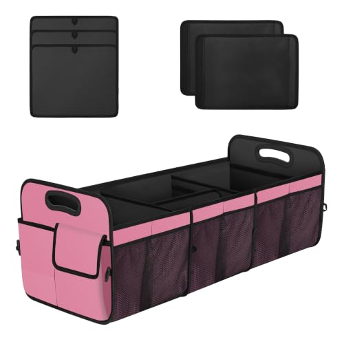 Image of Femuar Trunk Organizer for Car, 90L Extra Large Size, Pink