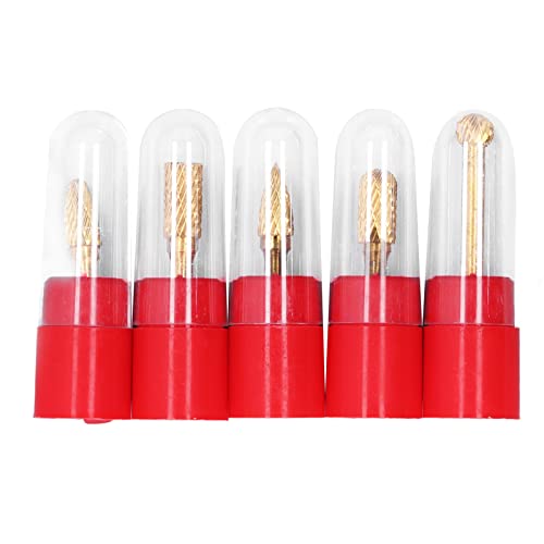Set de 5 fresas de carburo de tungsteno miniatura 5