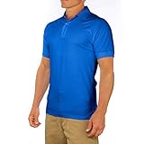 CC Perfect Slim Fit Polo Shirts for Men + Stretch | Breathable Sweat Wicking Short Sleeve Fitted...