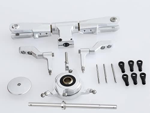 500DFC Main Rotor Head Assembly Fits Align Trex 500 RC Helicopter Parts (Silver)