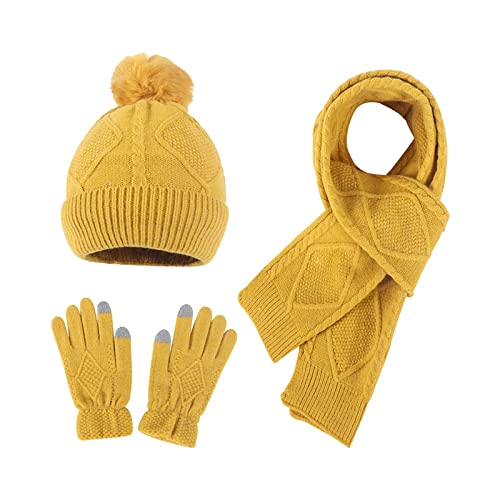 Bonnet écharpe tricotée haut de gamme avec intérieur polaire épais