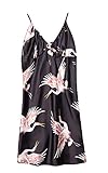 Photo Gallery cizeur donna accappatoio kimono in raso con motivo gru maniche a 3/4 sposa damigella d onore da notte vestaglia con cintura, 2xl/nero 11 Photo Gallery cizeur donna accappatoio kimono in raso con motivo gru maniche a 3/4 sposa damigella d onore da notte vestaglia con cintura, 2xl/nero 11