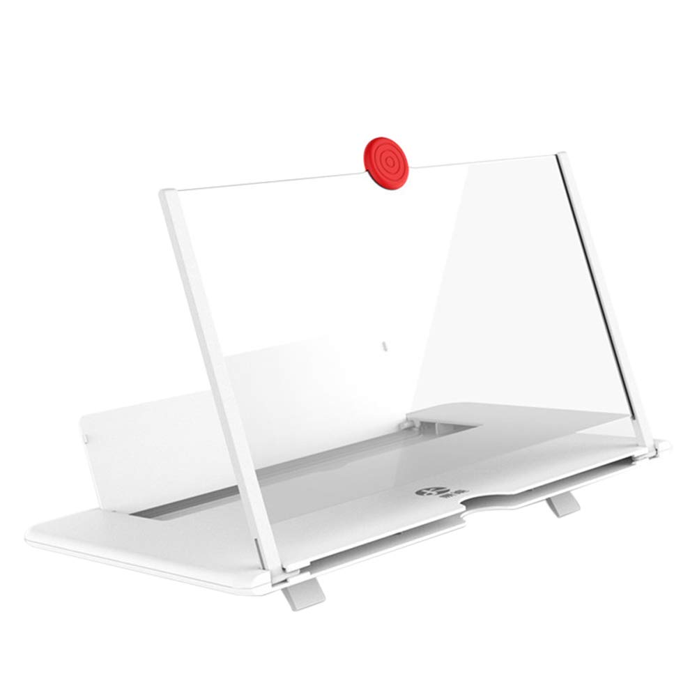 Fanryy3D Effect Large Screen With Desk Holder,Pulling Type Mobile Phone Screen Amplifier 3D Effect Large Screen with Desk Holder Phone Screen Magnifying Folding for Movie Game