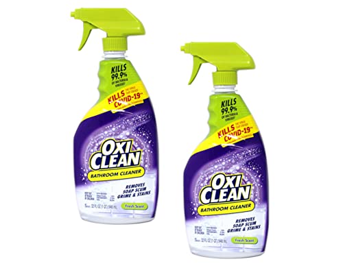 OxiClean Shower, Tub & Tile Cleaner with OxiClean - 32 oz (Pack of 2)