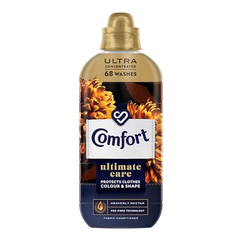 Comfort Ultimate Care Heavenly Nectar Fabric Conditioner pack of 8 with Pro-Fibre technology for complete clothes protection 68 wash 1.02 L