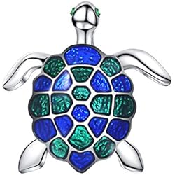 FOCALOOK Pin de Animal Tortuga Marinera Broches Alfileres de Insecto Estilo Vintage Joyería de Personalizad de Mujeres Muchachas Regalo Madre