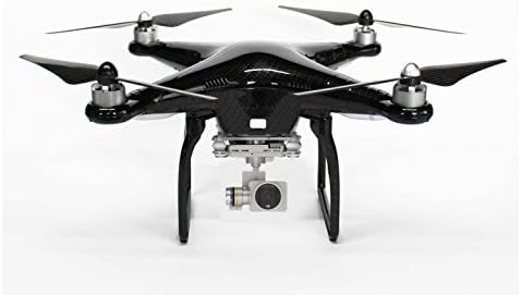 DJI Phantom 3 Professional Limited Edition Carbon Fiber Color Bundle Kit Includes 1 Battery and a Hard Case and Carbon Fiber Propellers Quadcopter Drone w 4K UHD Video Camera