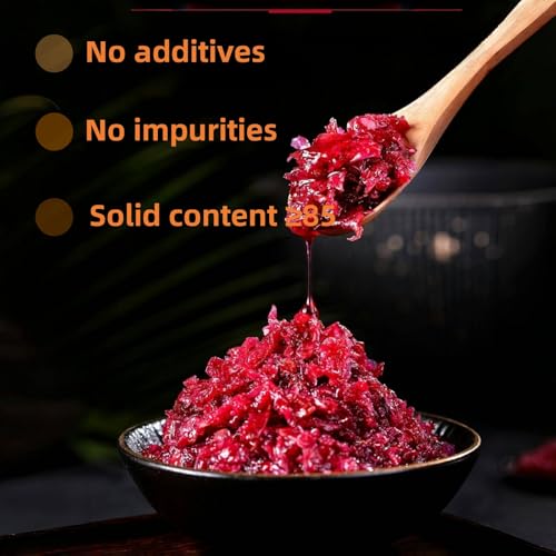 All Natural Rose Petal Jam with Honey - Yunnan Preserved Rose Tea Spread (12.35 oz Jar) - Pure Blossom Jam, No Artificial Ingredients, Gluten Free