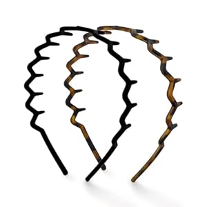 Kitsch Zig Zag Headbands for Women Non Slip – Fa...