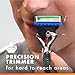 Gillette Fusion5 ProGlide Razor Refills for Men, 10 Razor Cartridges for FlexBall Razor Handle, 5-Blade Razor Blades, Precision Trimmer for Men